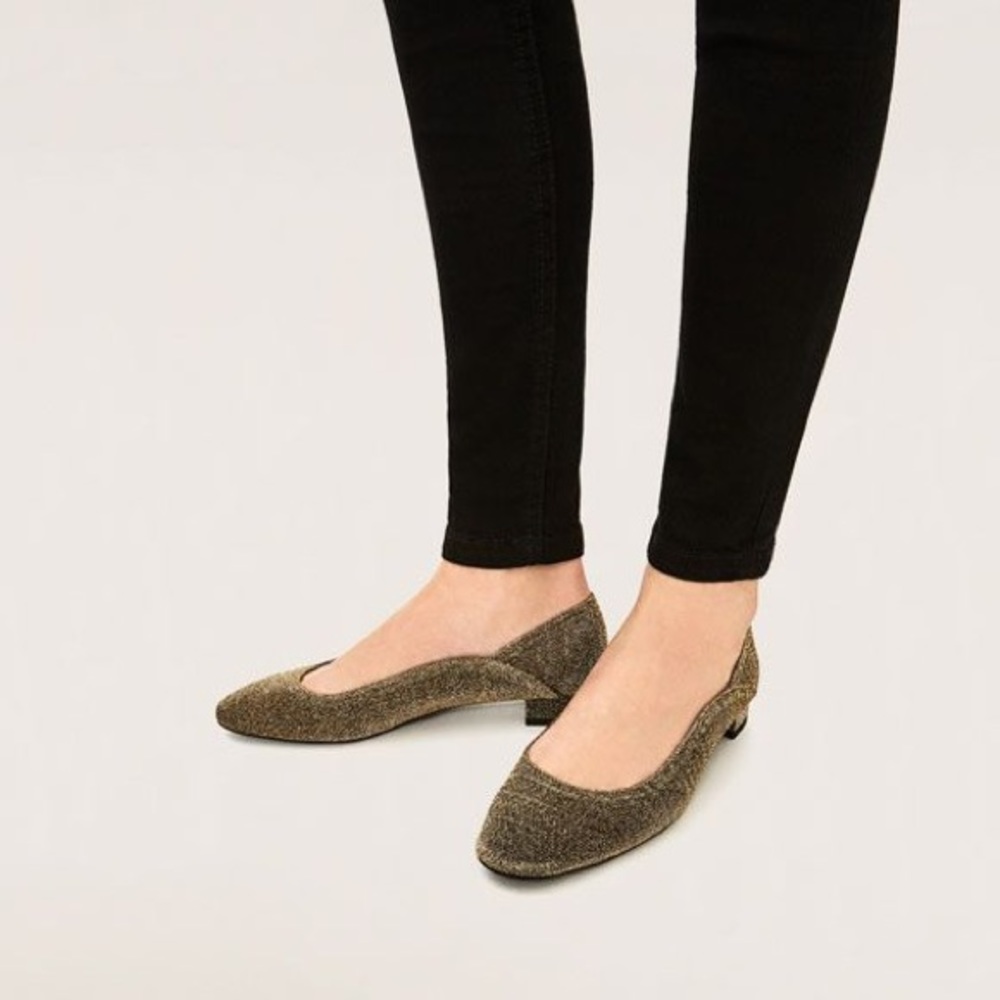Zara Shiny Ballerinas Flats